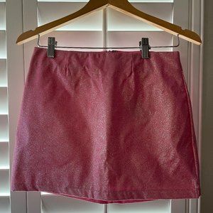 Dolls Kill x Sugar Thrillz Twinkle Kiss Glitter Mini Skirt